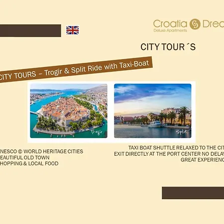 Sunshine Deluxe 80m2 With Pool, 50 M2 Garden Lounge And Outdoor Space Apartamento Trogir